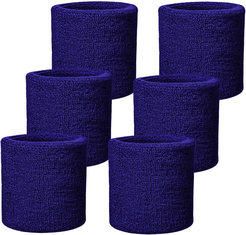 Fecawd Wristbands Sweatbands for Men & Women, Breathable Tennis Wrist Bands Absorbent Sweat Band Multiuse Wristband for Basketball, Running, Gym, Working Out - Image 1